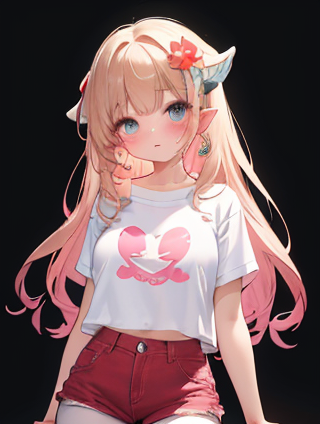 黑色与粉色的和谐之美——打造甜美可爱的少女风格