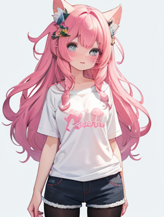 蓝色与粉色的魔法：打造最温柔可爱的少女动漫风格