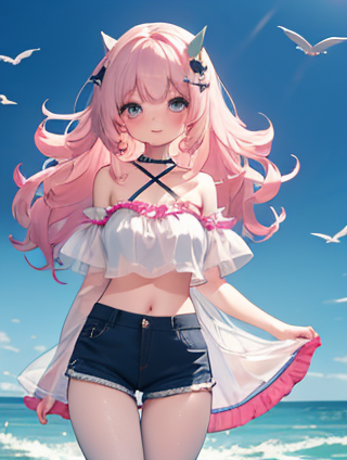 粉色与白色：打造清新的夏季妆容
